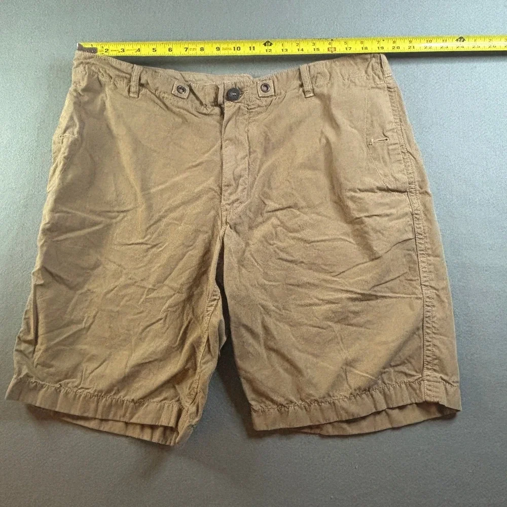 VTG Y2K J. Crew Mens 38w Tan Ripstop Cotton Cargo Utility Shorts Gorpcore
